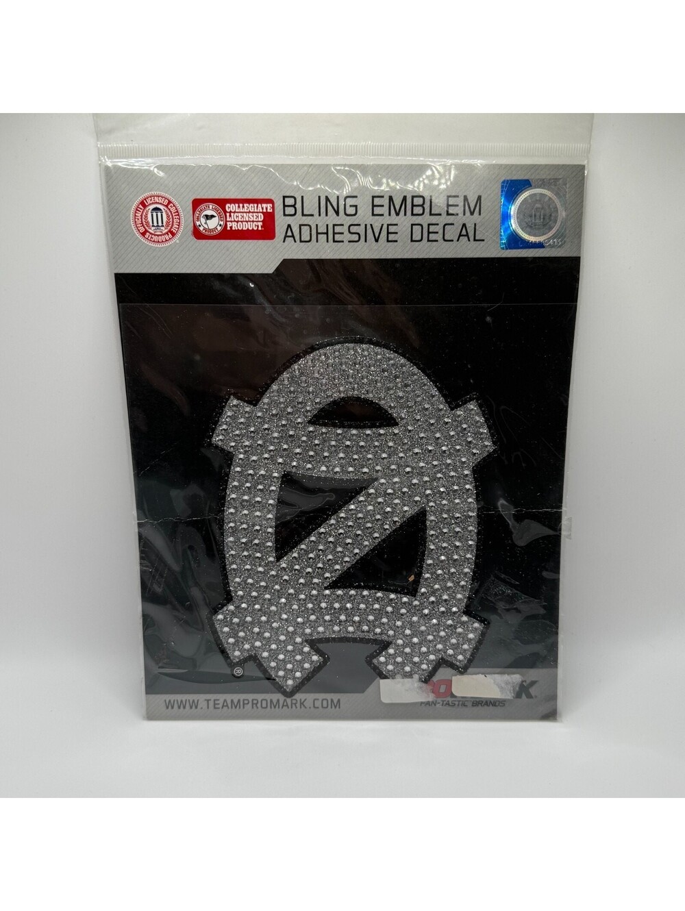 North Carolina Tar Heels Bling Auto Emblem Rhinestone Adhesive Decal Promark